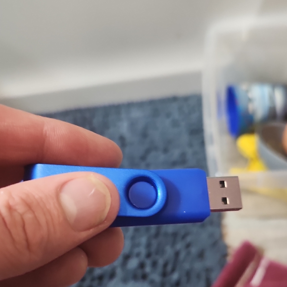 Microsoft Blue USB Flash Drive